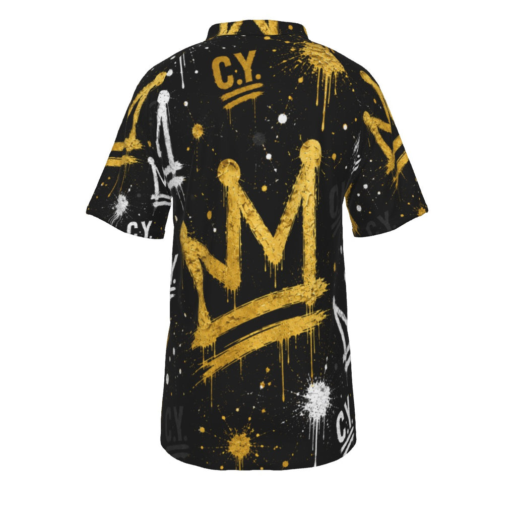 C.Y. Crown code- Midnight Monarch Men's Polo