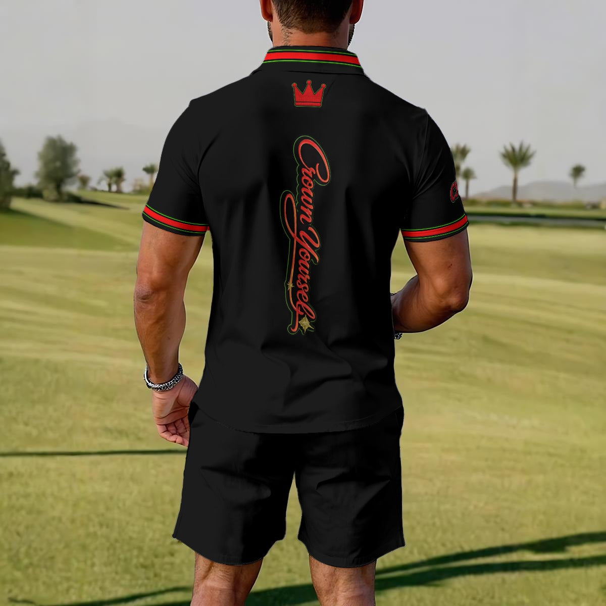 Royal Summer C.Y. Men's Set Black/Red/Green