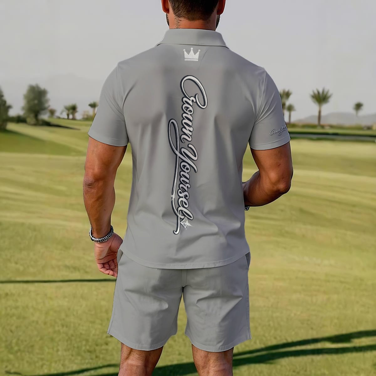 Royal Summer C.Y. Men's Set Grey/White
