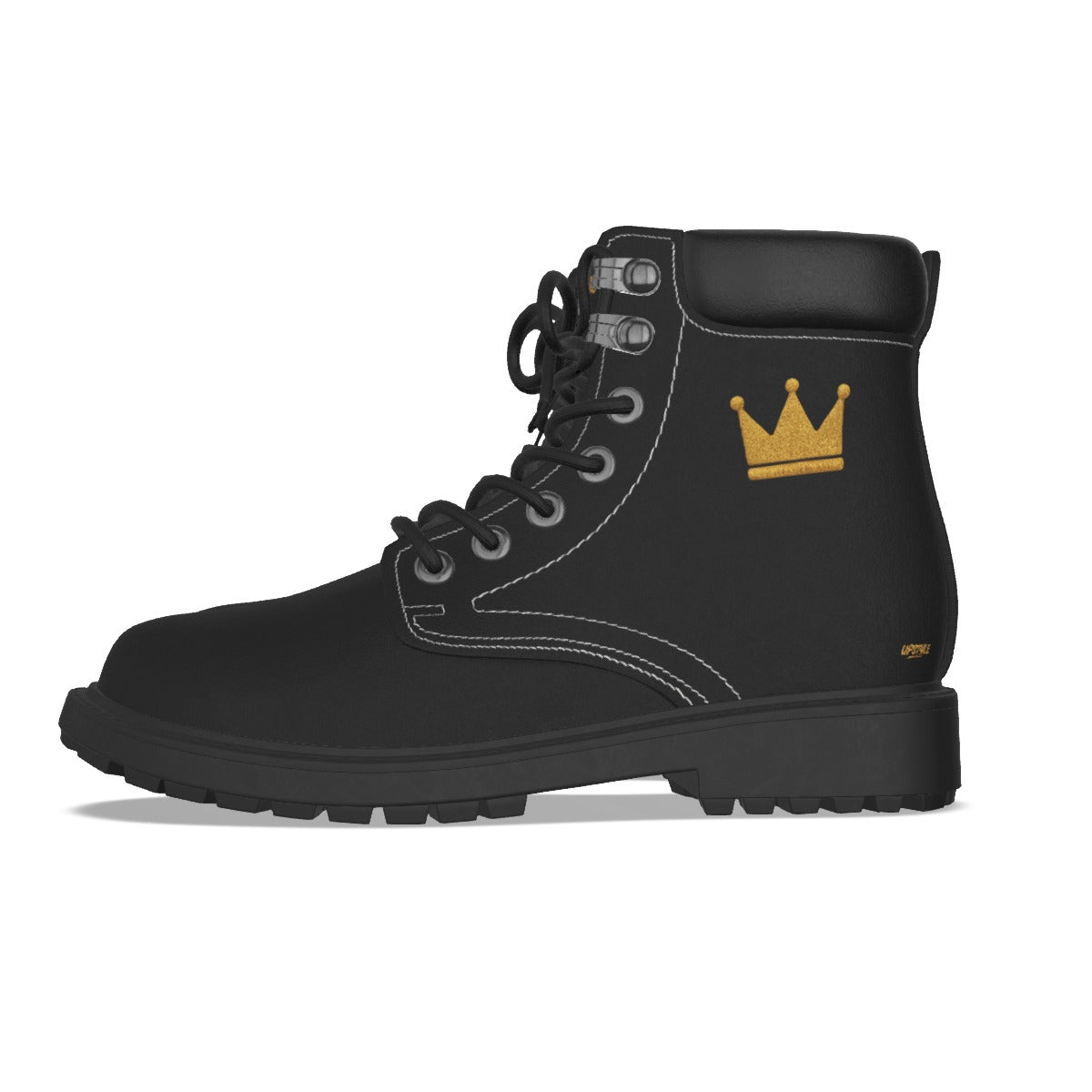 Crown Yourself Black and Gold Herren UPSTYLE Stiefel
