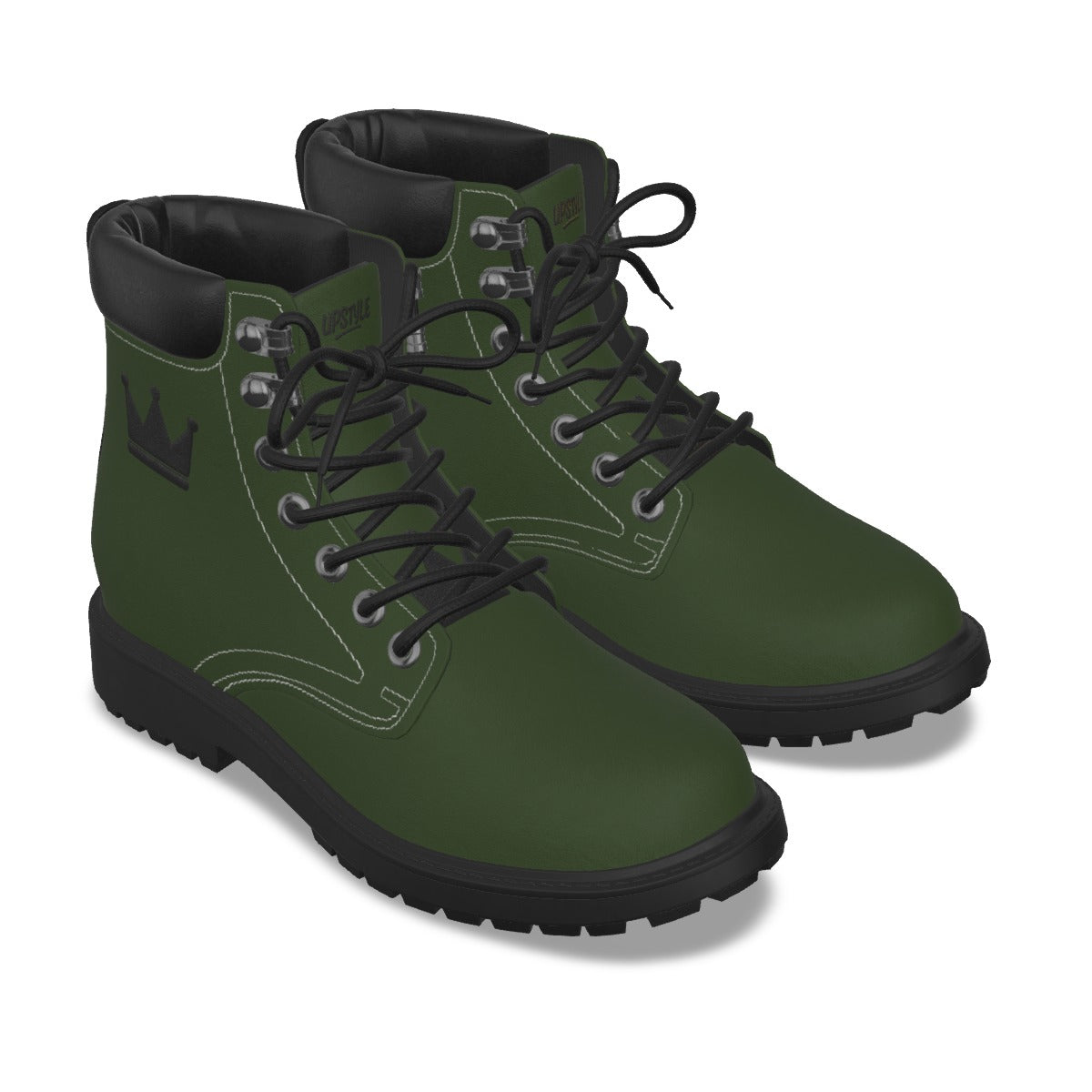 Crown Yourself Men's Boots Forest Green/Black