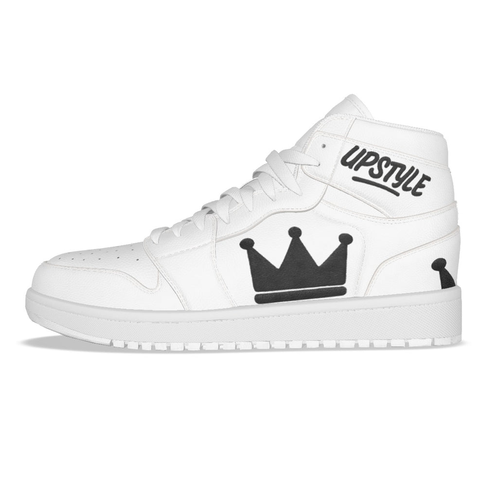 UPSTYLE Crown Classic Baskets (Homme) Blanc et Noir