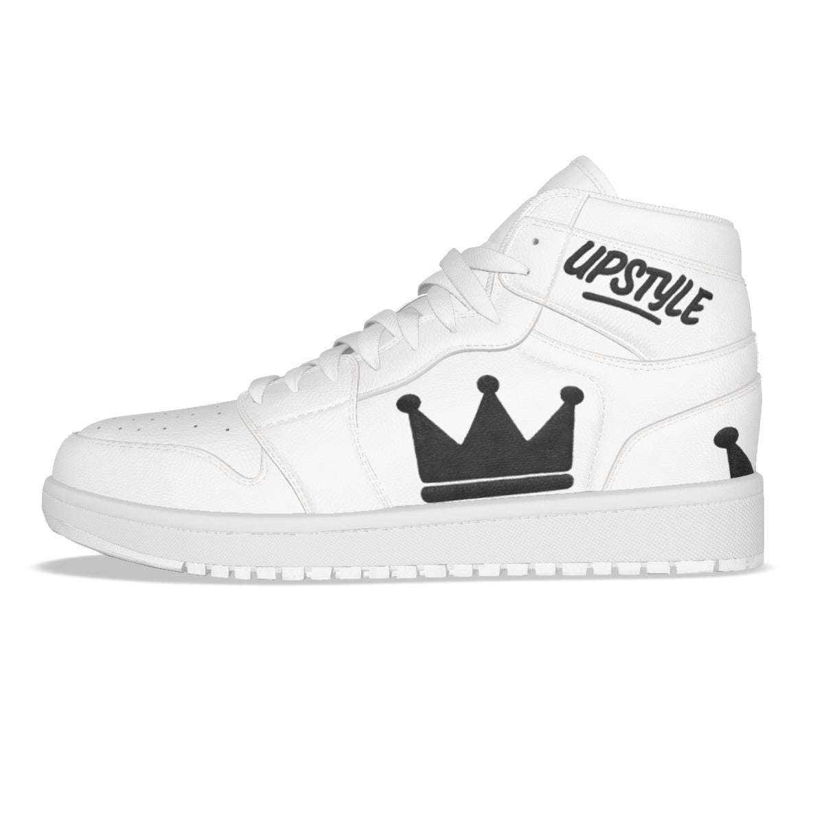 UPSTYLE Crown Classic Baskets (Homme) Blanc et Noir