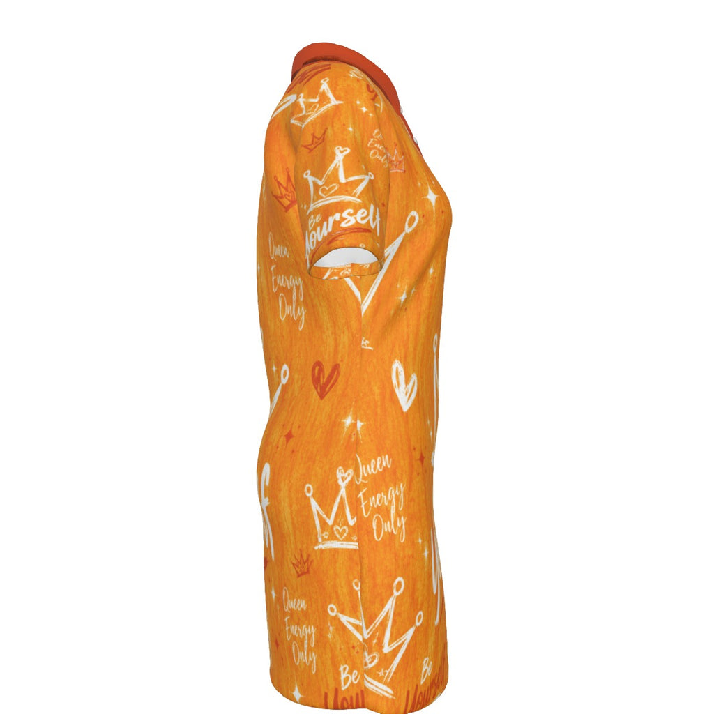Citrus Queen Women's Polo Collar Dress