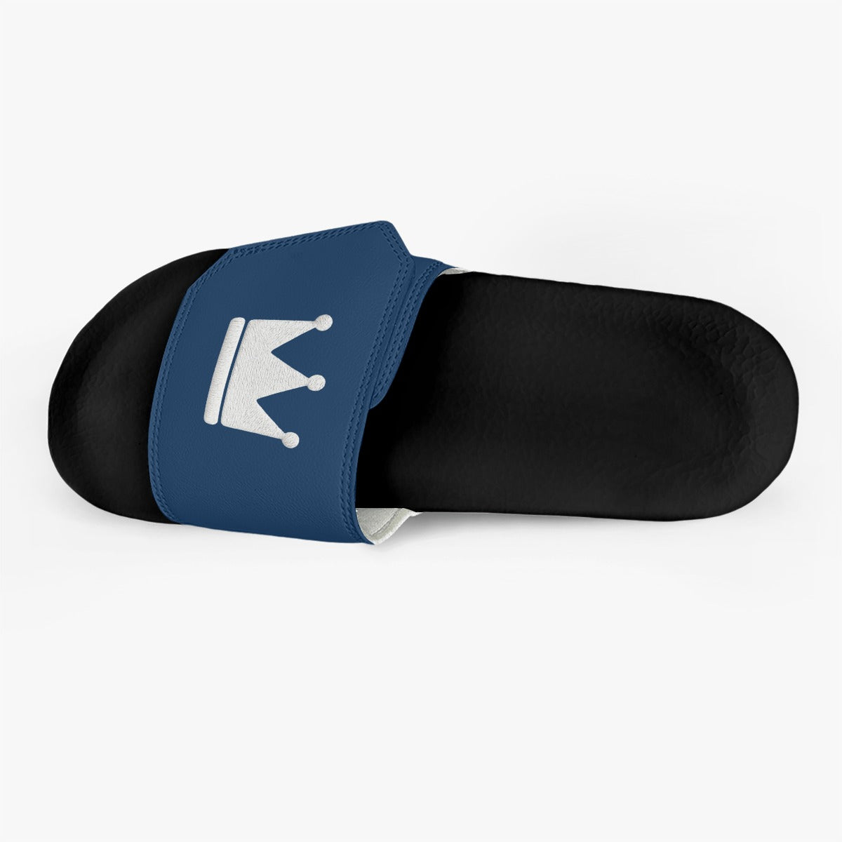 Blue Money Moves Men's Velcro Slippers