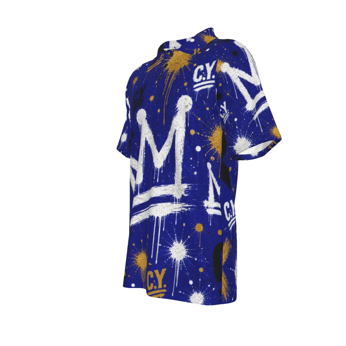 C.Y. Crown code- Royal Horizon Men's Polo