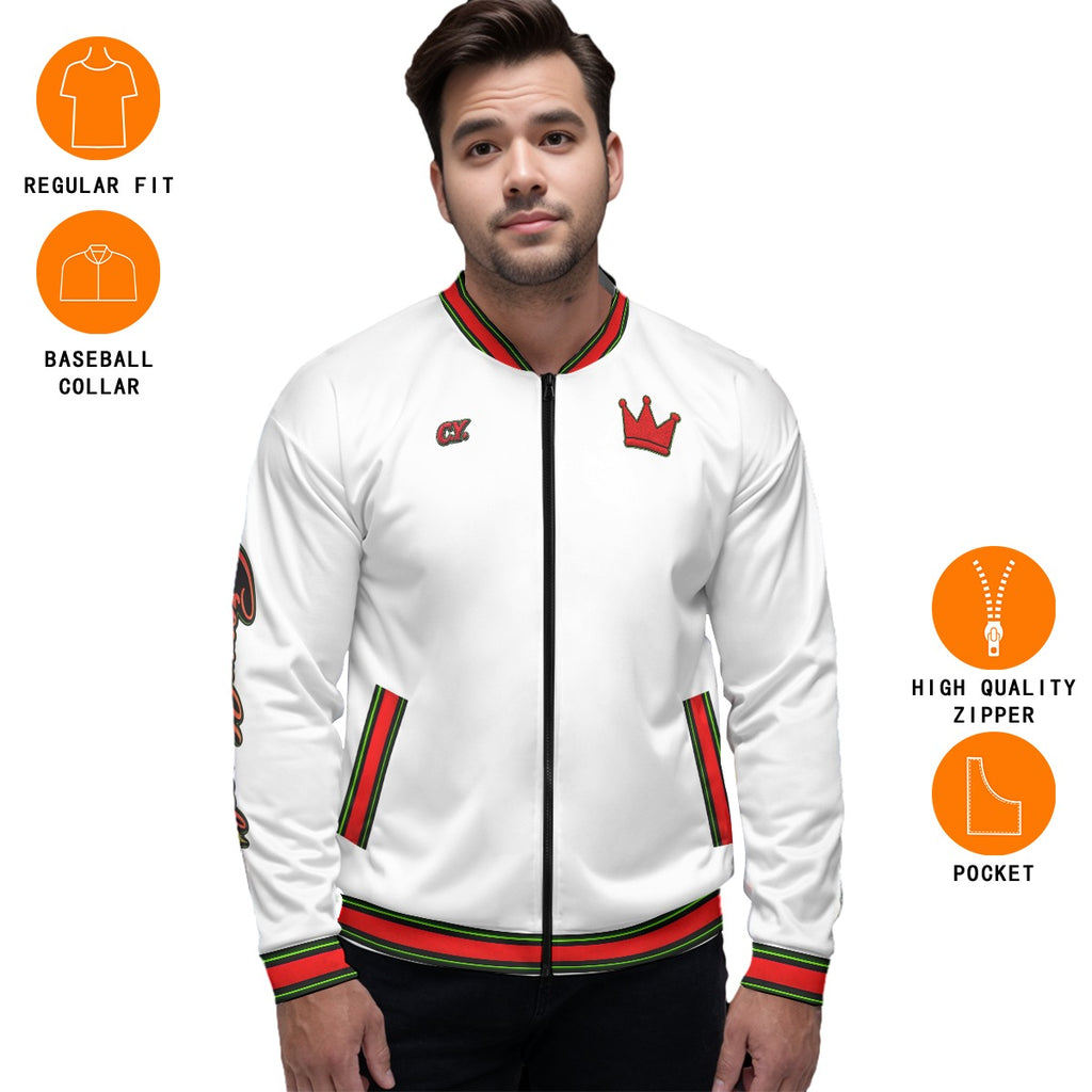 Crown On Bomber Jacket