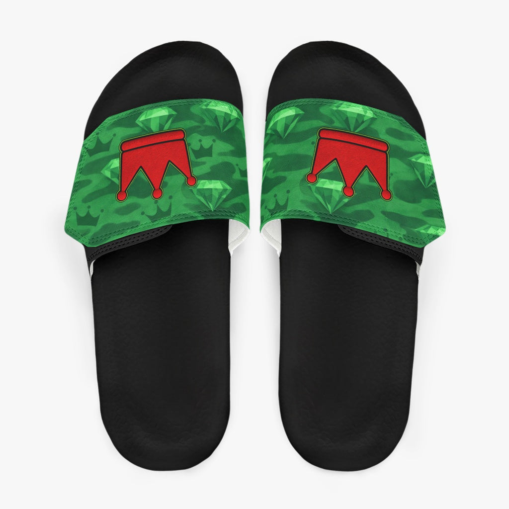 C.Y. Emerald Reign Men's Velcro Slippers
