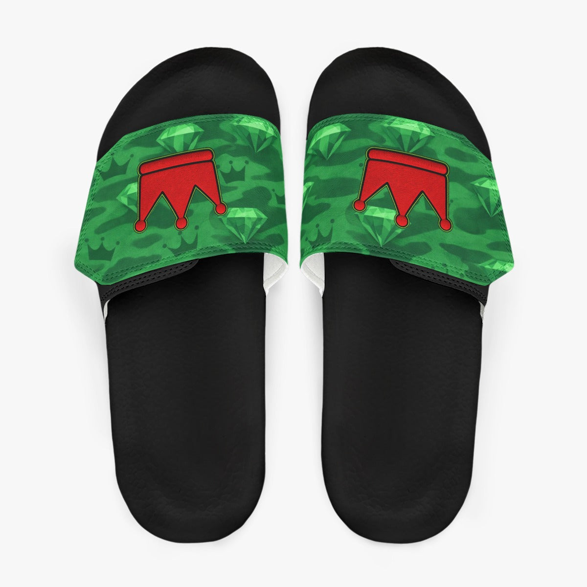 C.Y. Emerald Reign Men's Velcro Slippers