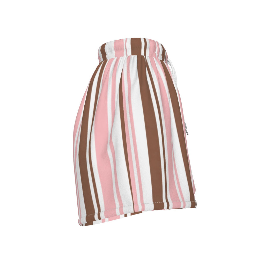 Crown Cocoa Blush Stripe  Women's Shorts