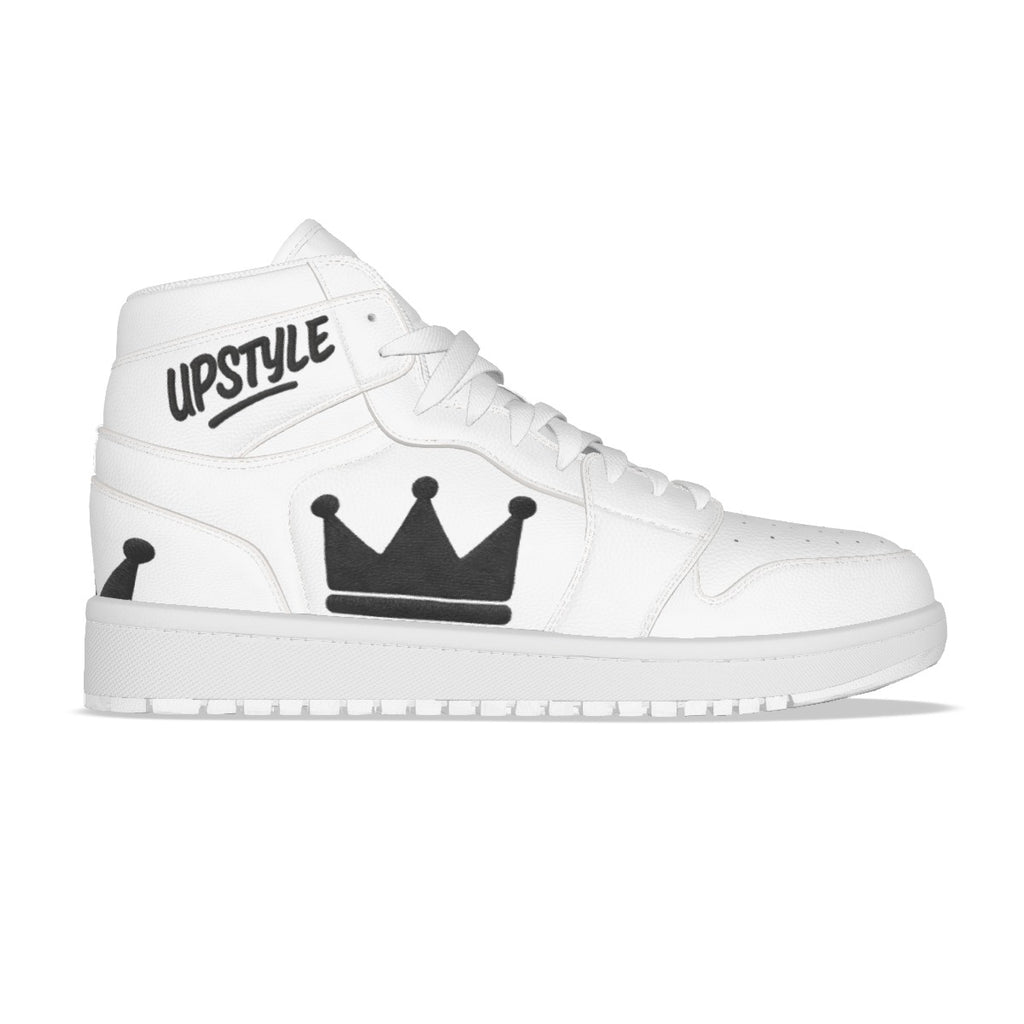 UPSTYLE Crown Classic Baskets (Homme) Blanc et Noir