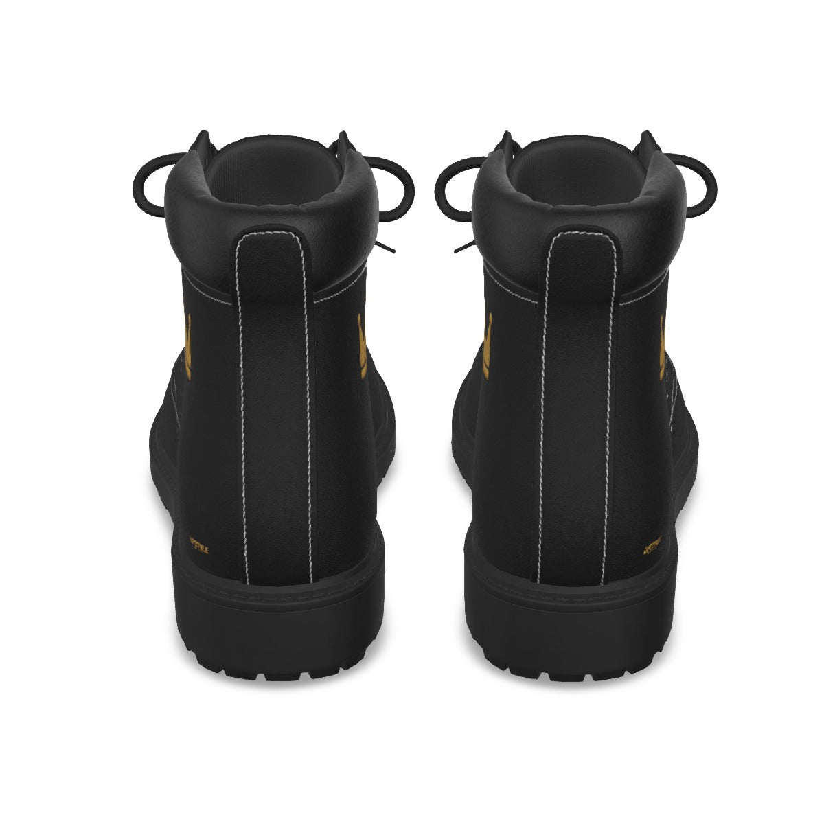 Crown Yourself Black and Gold Herren UPSTYLE Stiefel