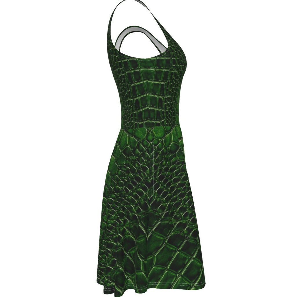 Emerald Gator Women's Tank Vest Dress