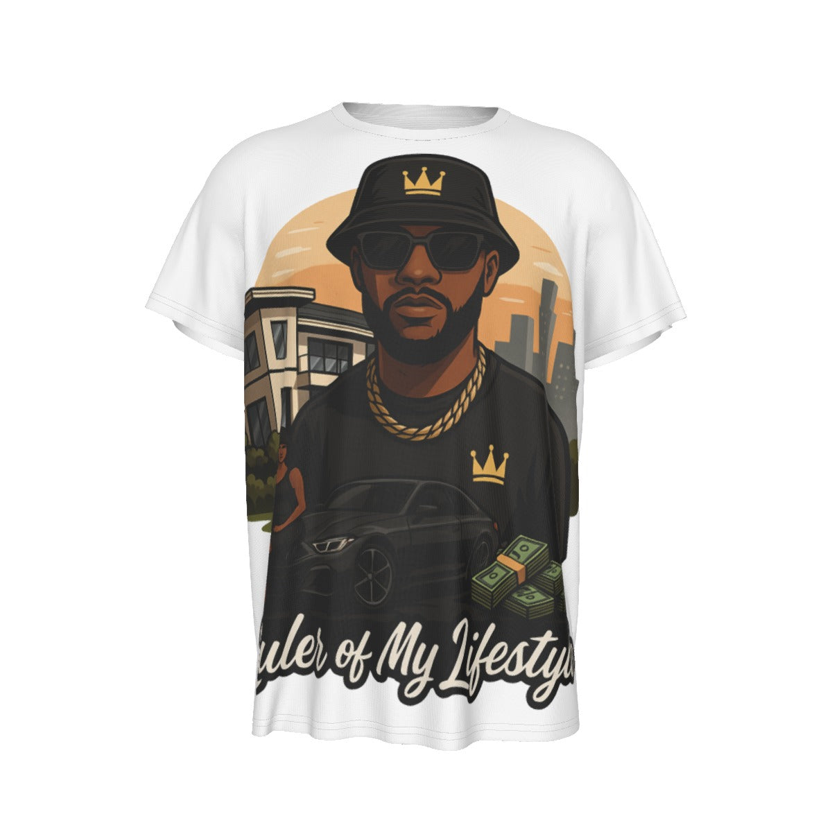 RML1 Men's Round Neck Short Sleeve T-Shirt