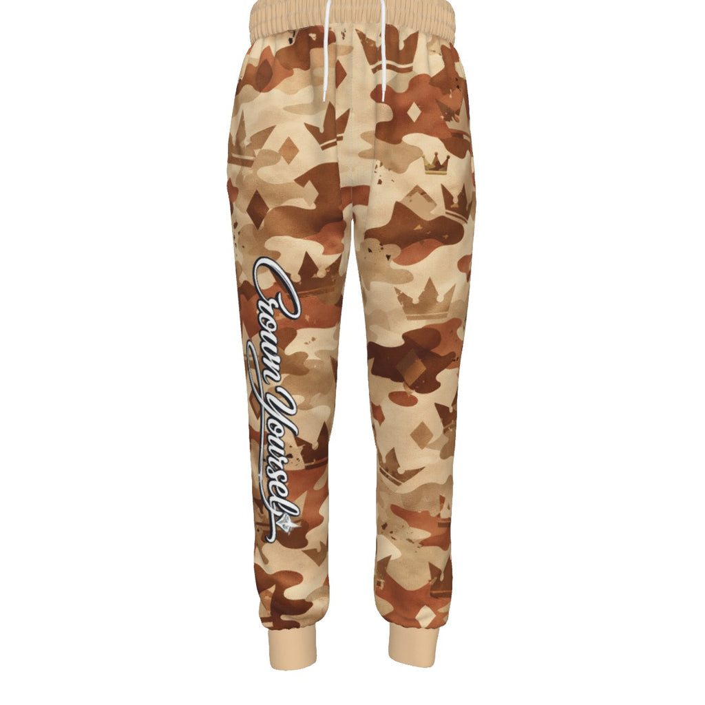 Pantalon de jogging camouflage du désert pour hommes Crown Yourself