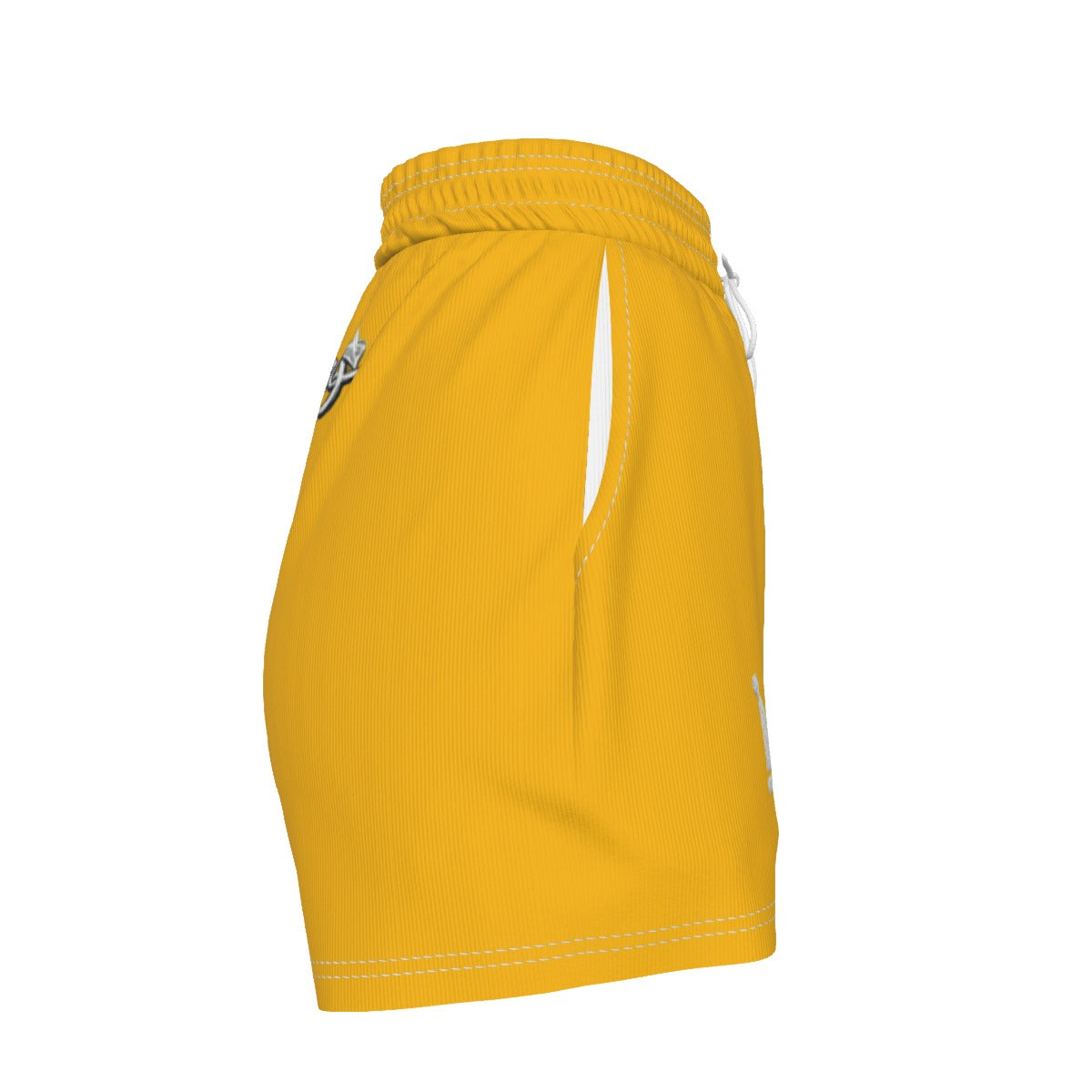 UPSTYLE Crown Luxe Shorts – Yellow/White