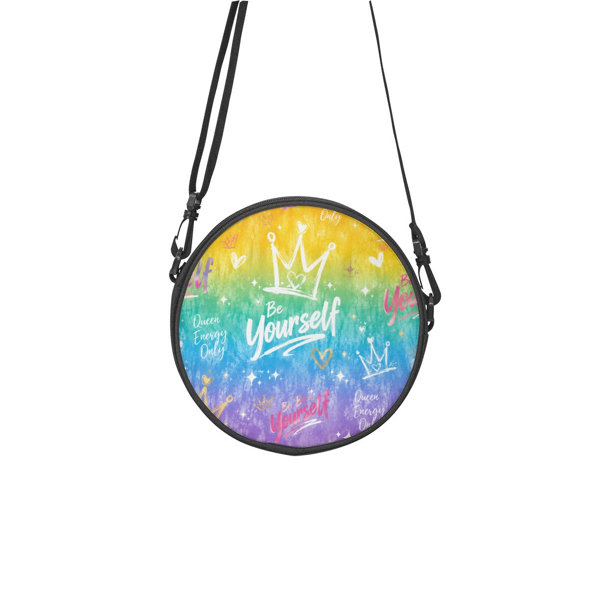 Rainbow Energy Round Satchel Bags