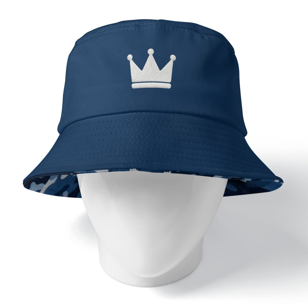 Camo/Blue Money Moves Double-Side Printing Bucket Hat