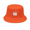 Crown Yourself Bucket Hat Orange/White