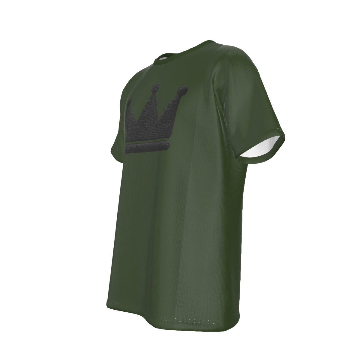 CrownYourself Forest Green/Black T-Shirt| Birdseye