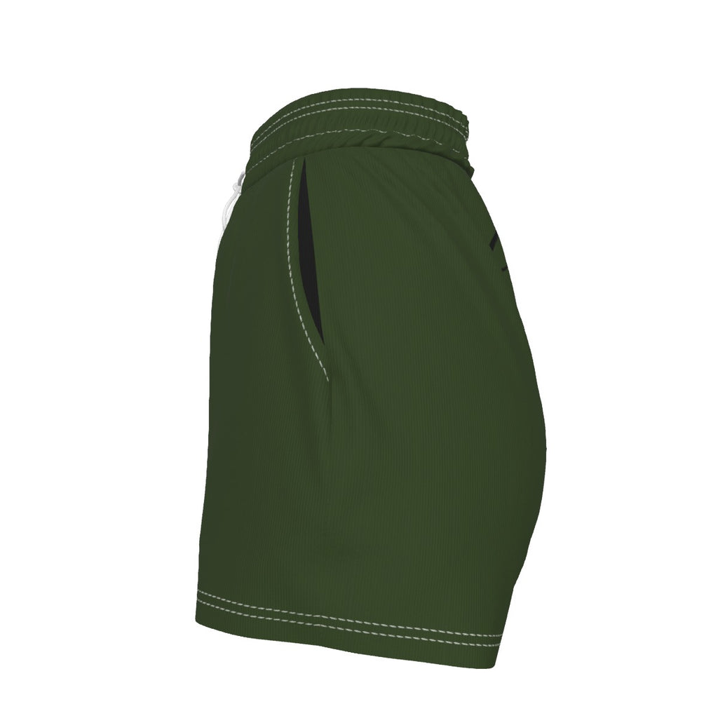 UPSTYLE Crown Luxe Shorts – Forest Green/Black