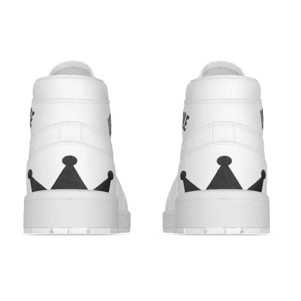 UPSTYLE Crown Classic Baskets (Homme) Blanc et Noir