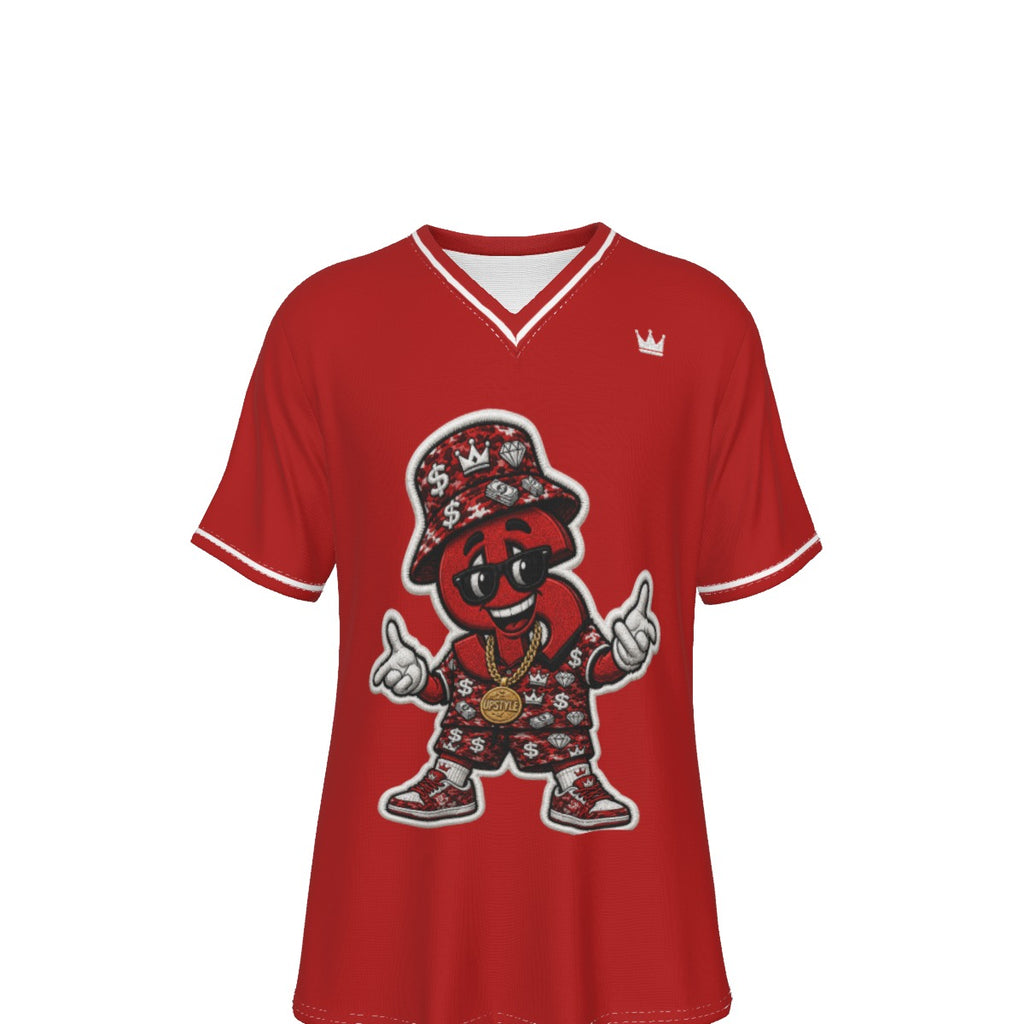 Red Alert Money Moves V-Neck T-Shirt