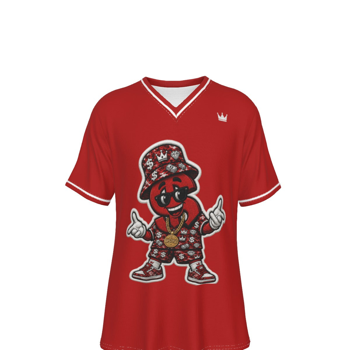 Red Alert Money Moves V-Neck T-Shirt