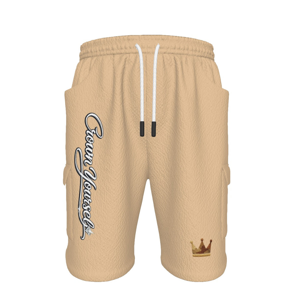 Crown Yourself Sand Desert Camo Men's Cargo Shorts