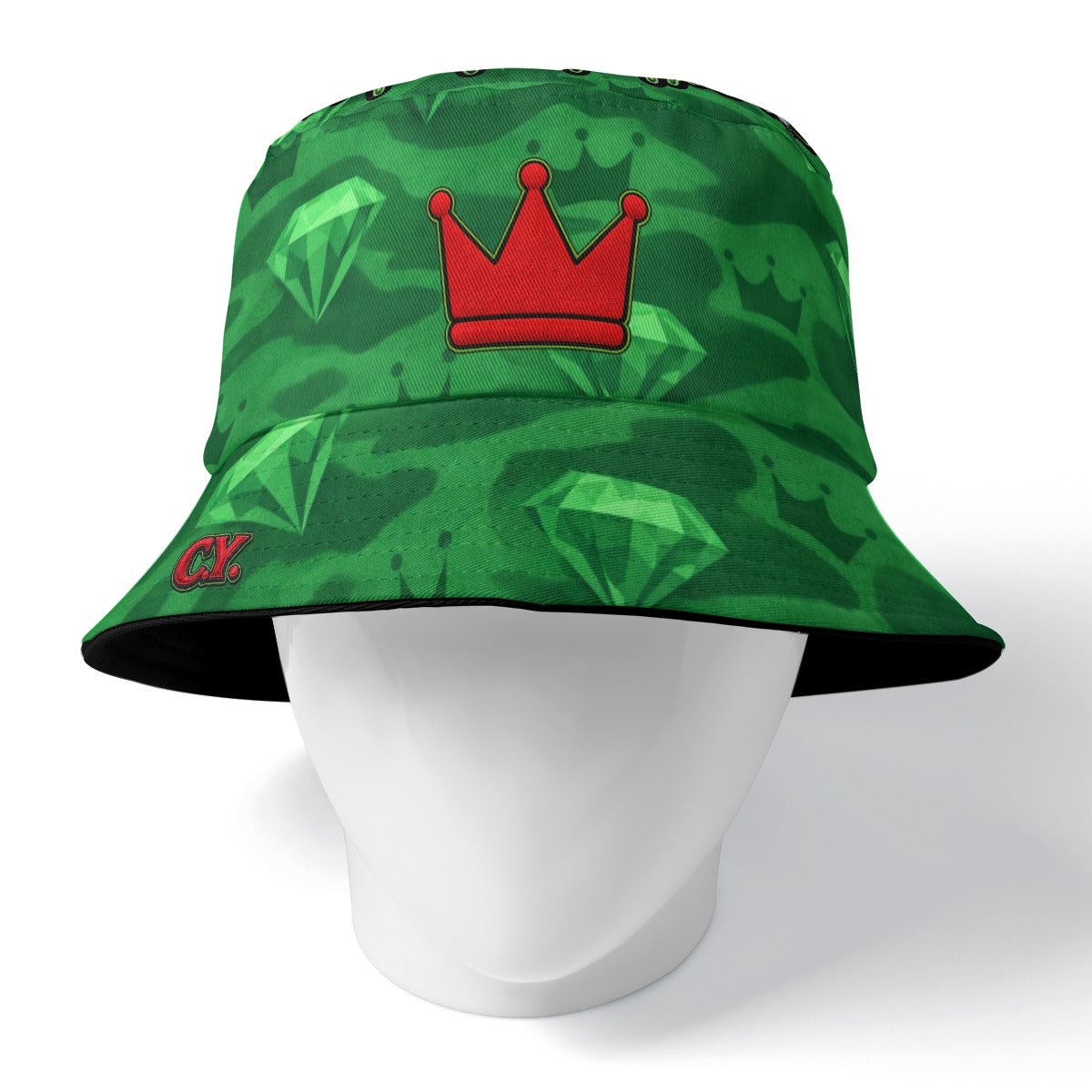C.Y. Emerald Reign Double-Side Printing Bucket Hat