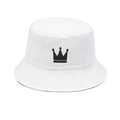 Fischerhut „Crown Yourself“ in Schwarz und Weiß
