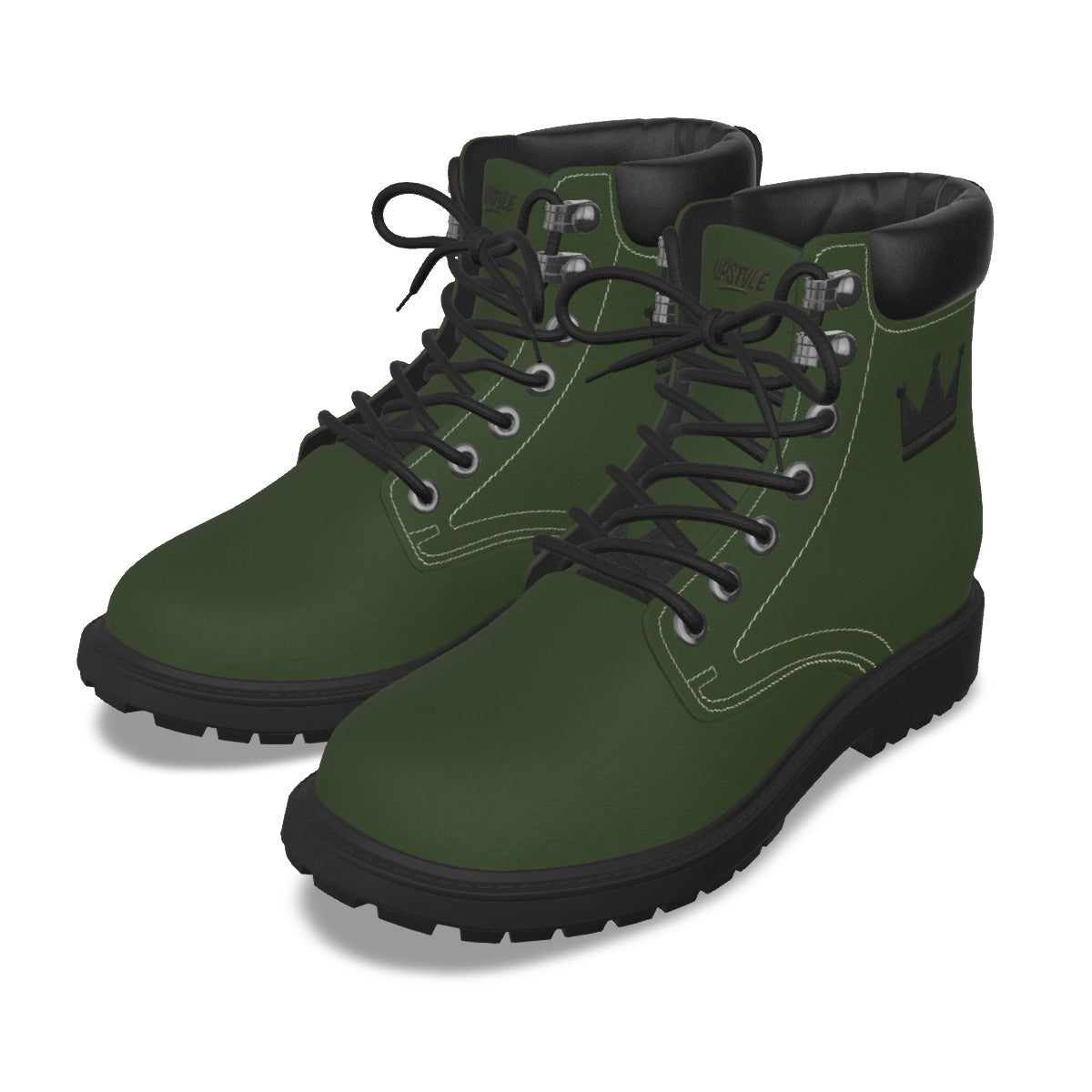 Crown Yourself Men's Boots Forest Green/Black