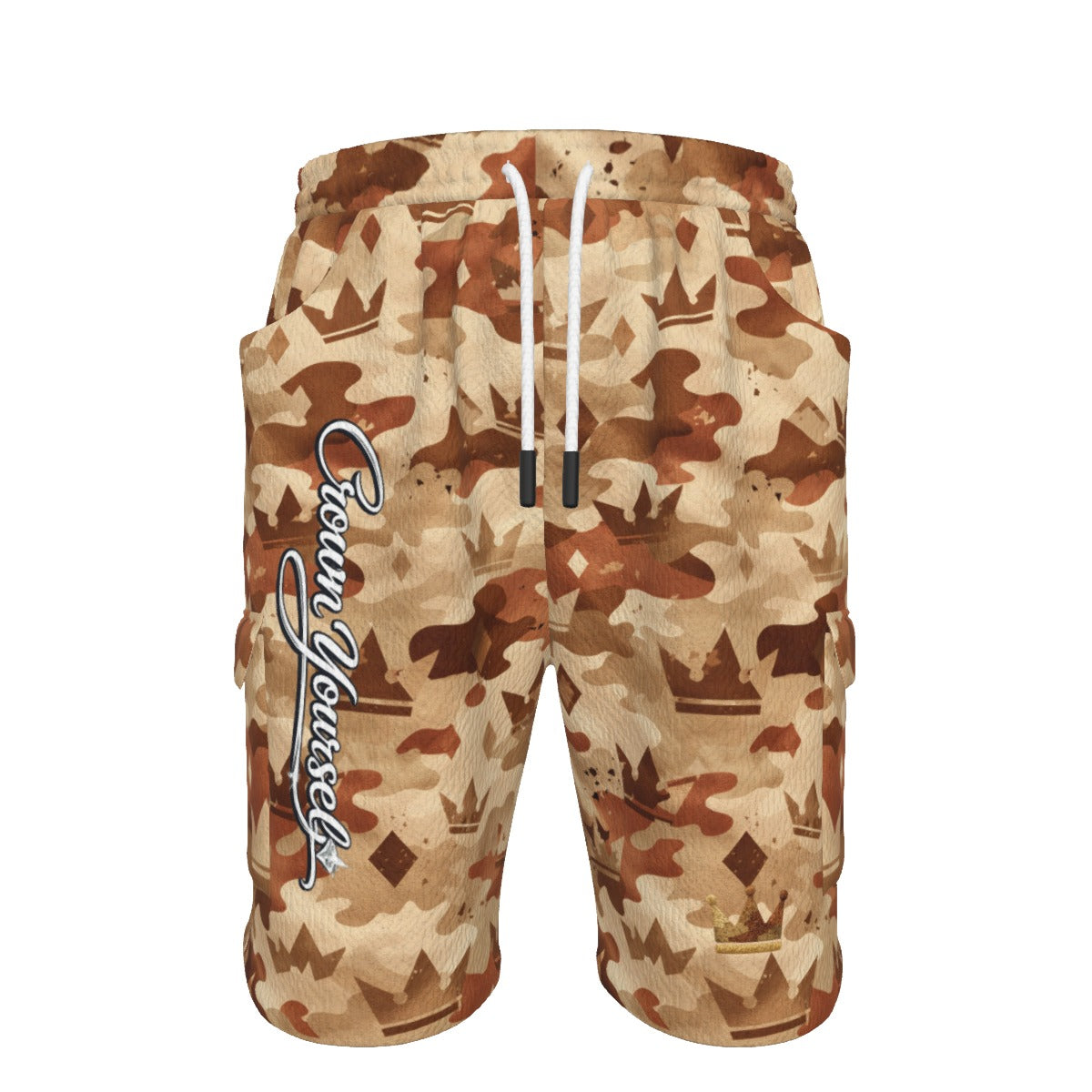 Crown Yourself Desert Camo Men's Cargo Shorts