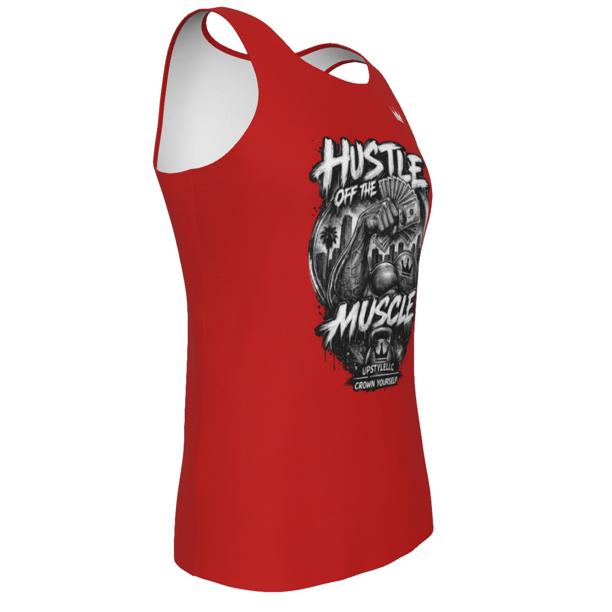 Red Pressure — Hustle Off the Muscle Men's Tank Top