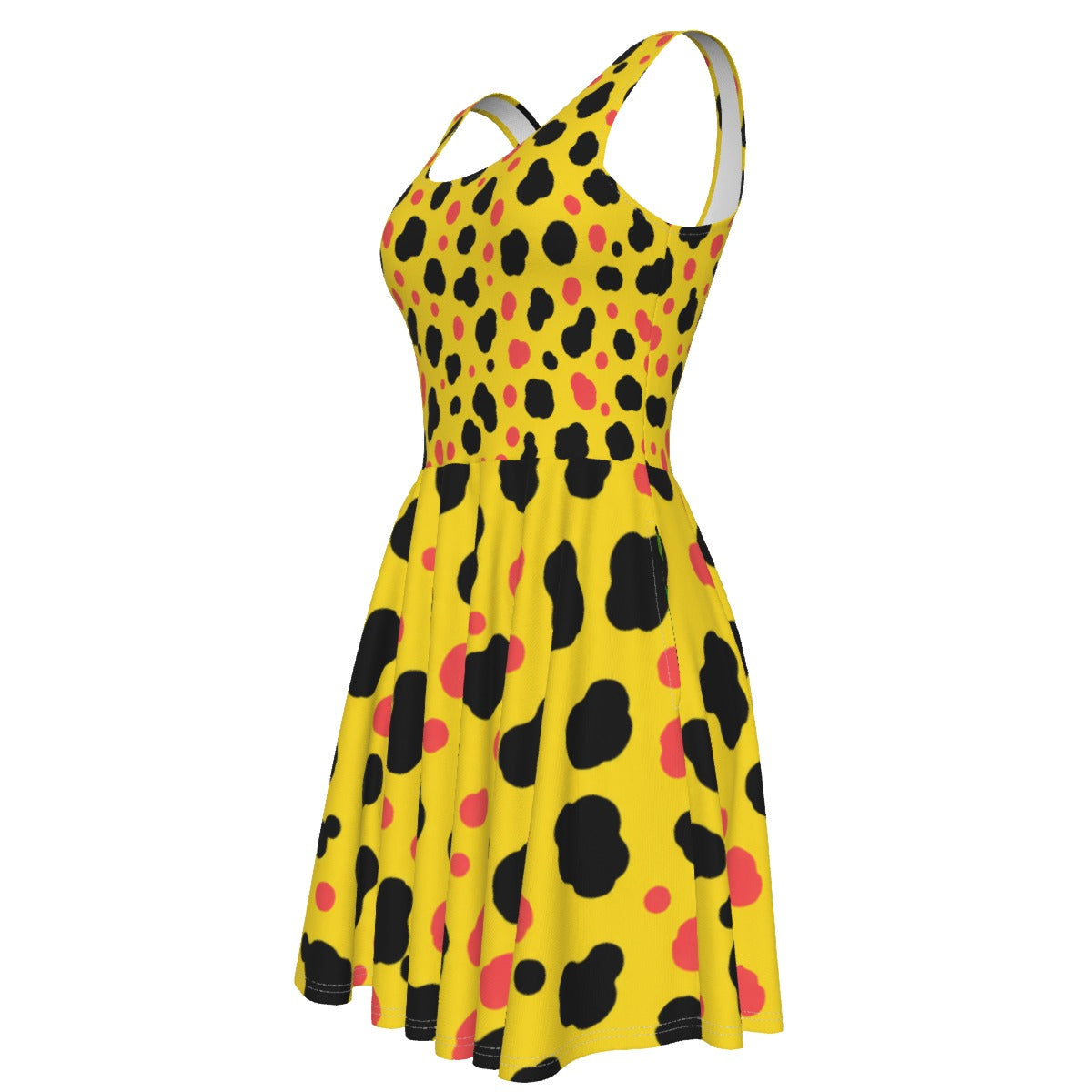 Blush Dalmatian Women's Tank Vest Dress