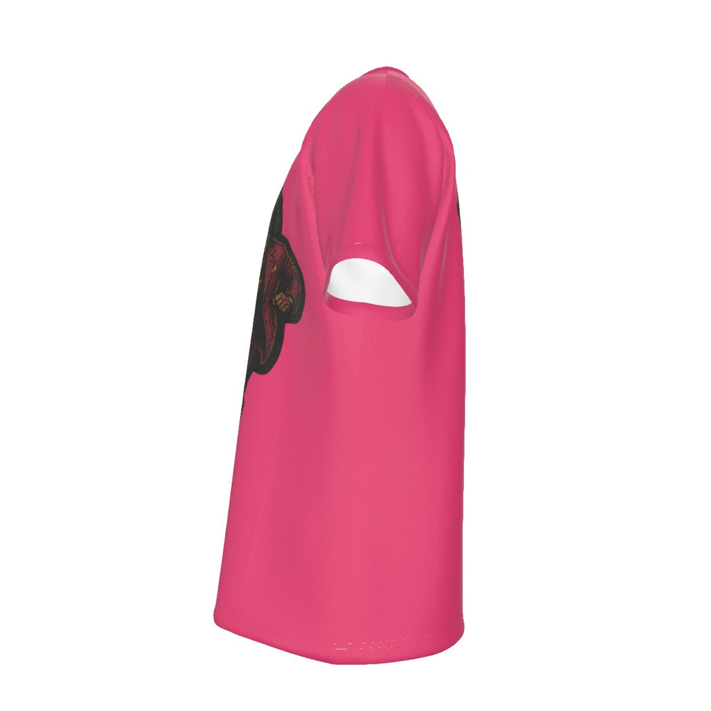 Haters Playing Hopscotch Tee – Pink