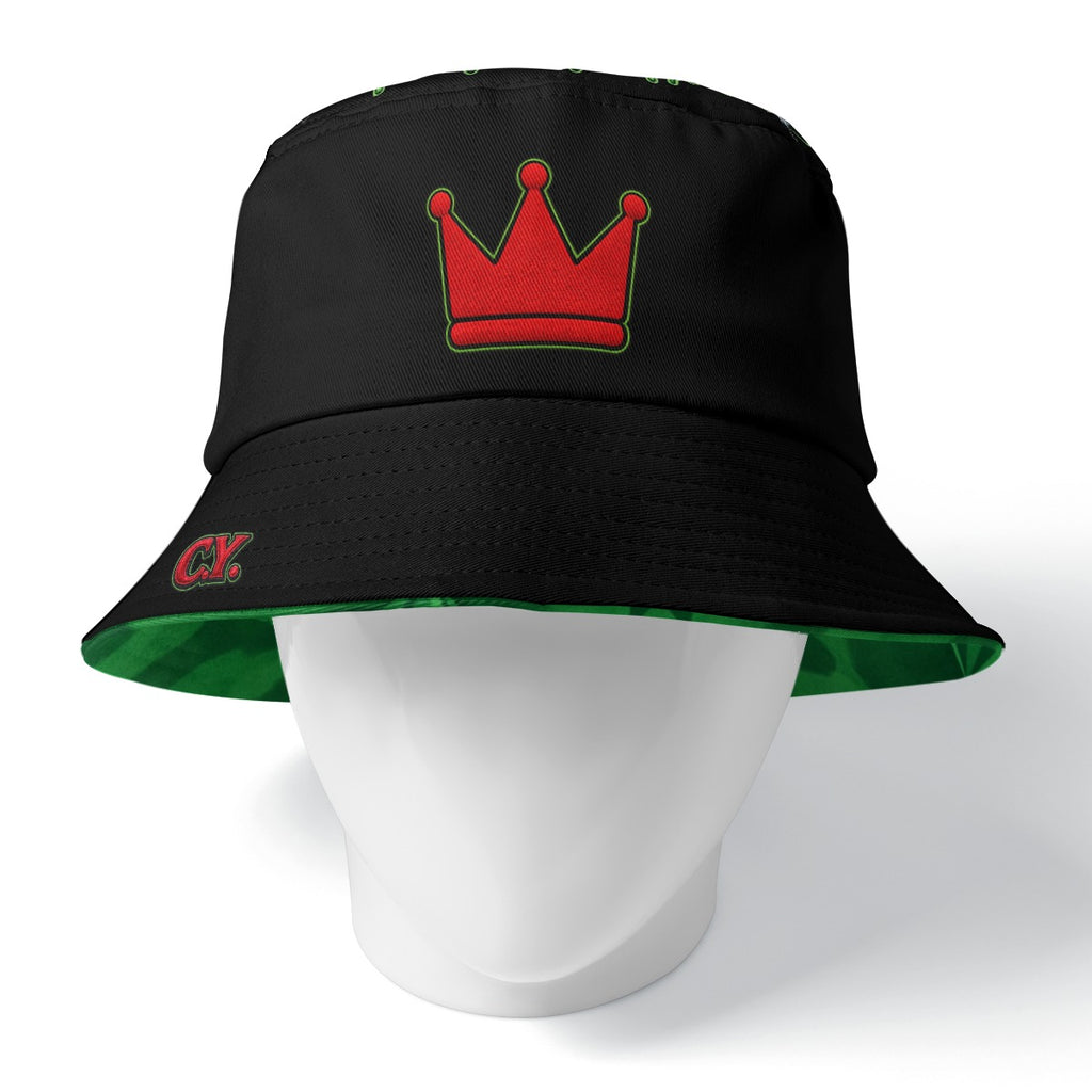 C.Y. Emerald Reign Double-Side Printing Bucket Hat