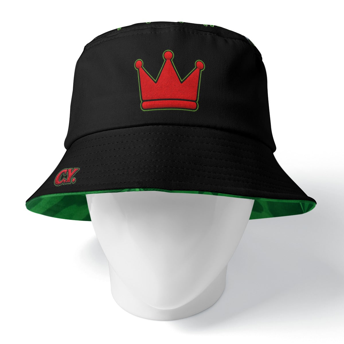 C.Y. Emerald Reign Double-Side Printing Bucket Hat