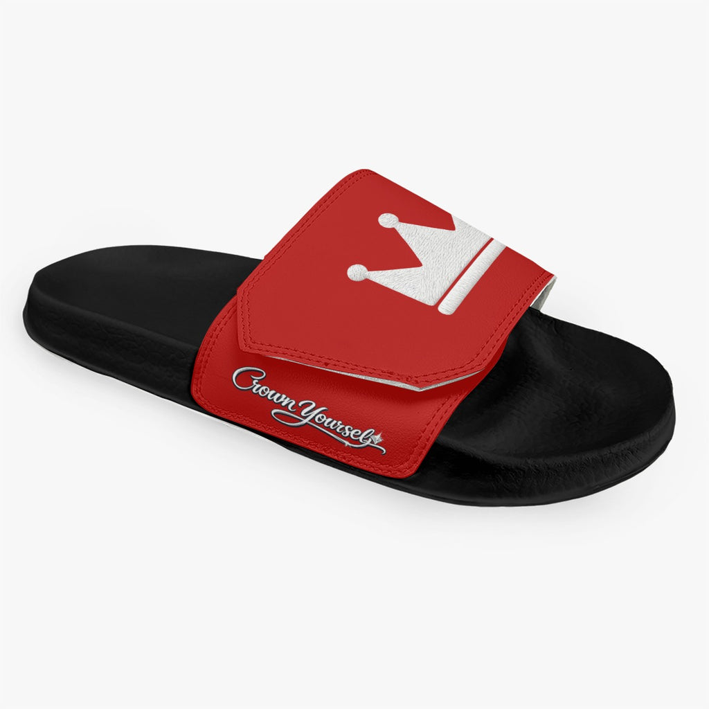 Red Alert Money Moves Men's Velcro Slippers