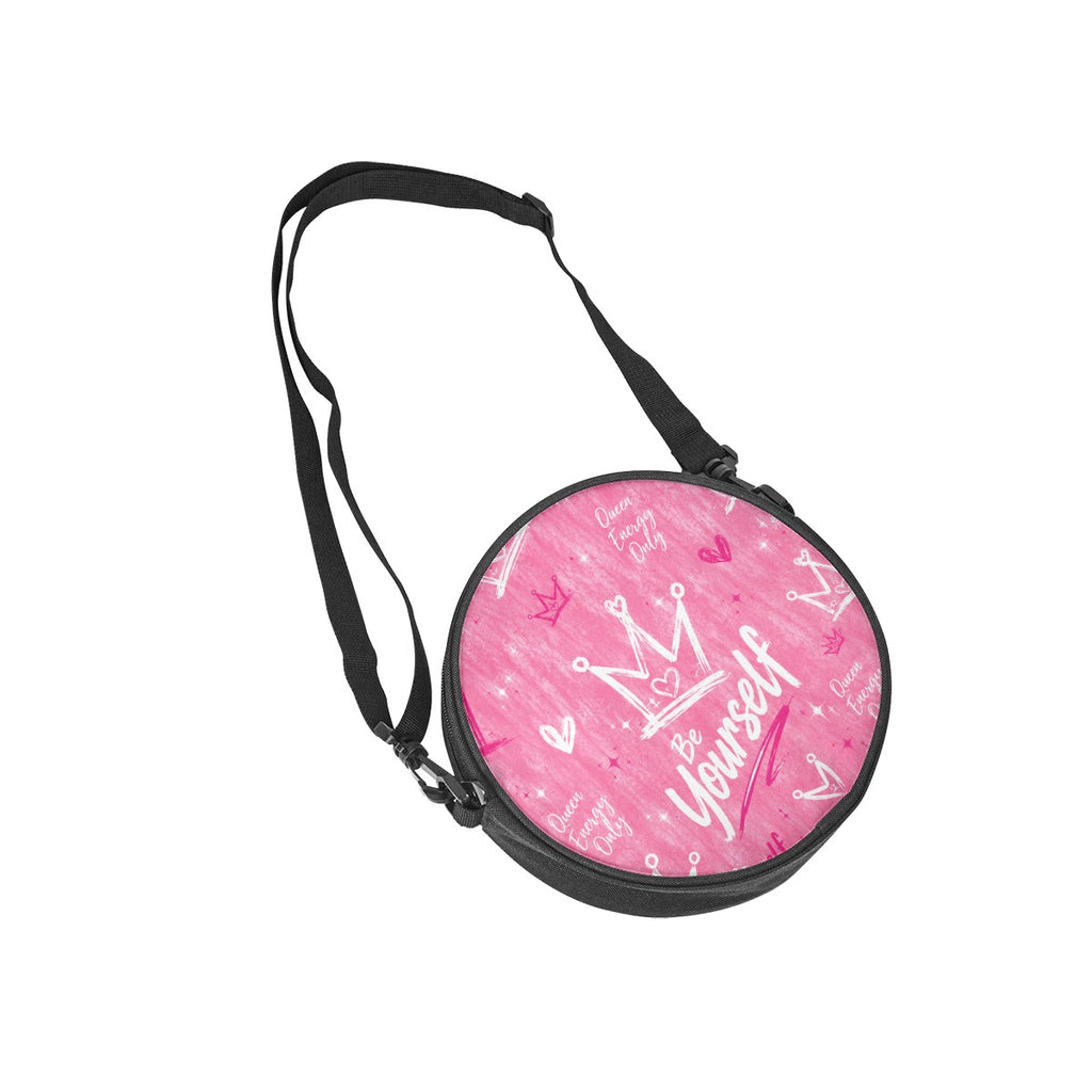 Pretty Pink Round Satchel Bags