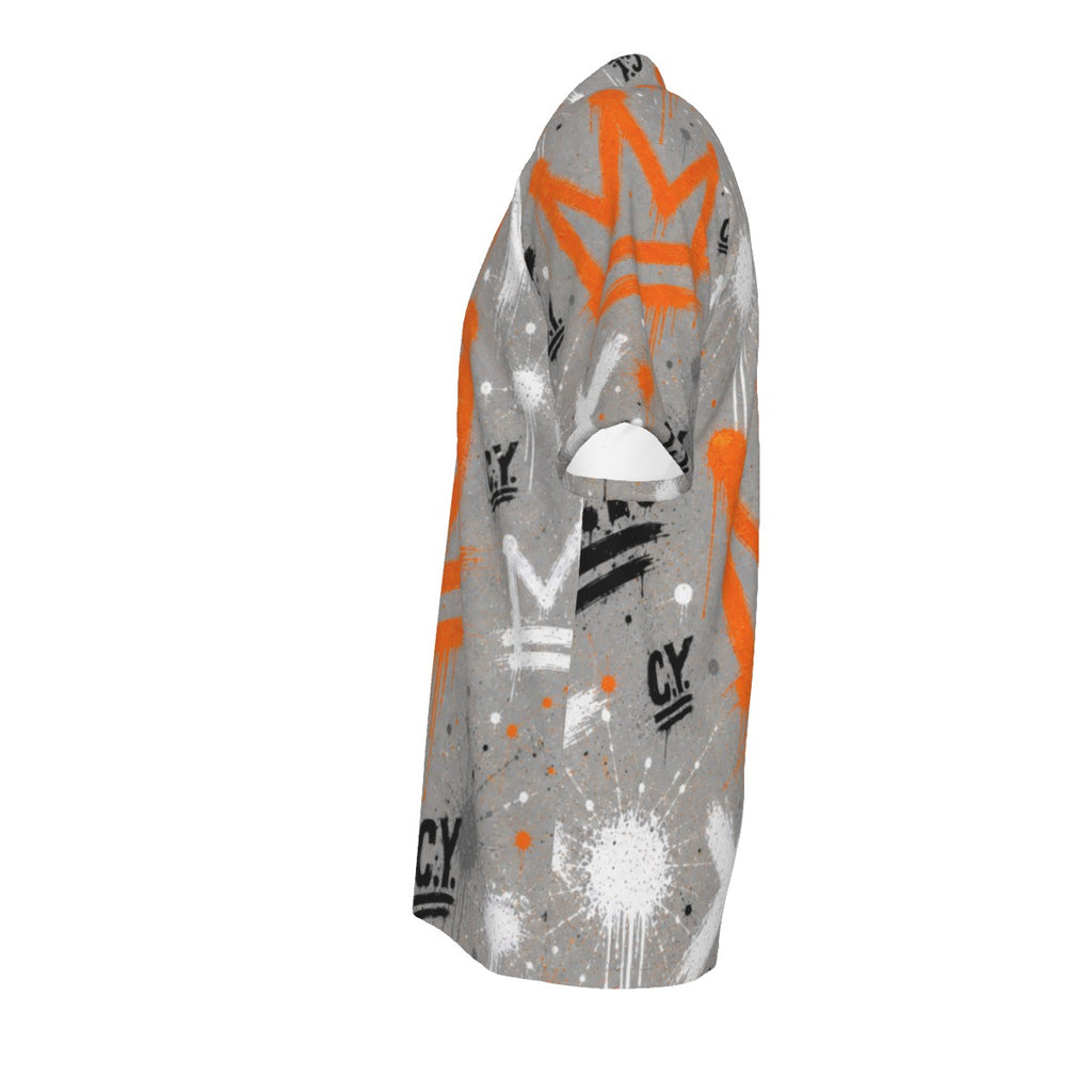 C.Y. Crown code- Sunset Blaze Men's Polo