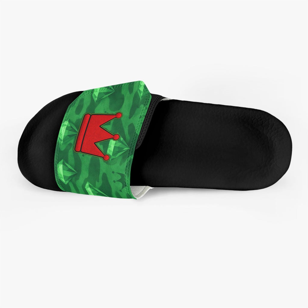 C.Y. Emerald Reign Men's Velcro Slippers