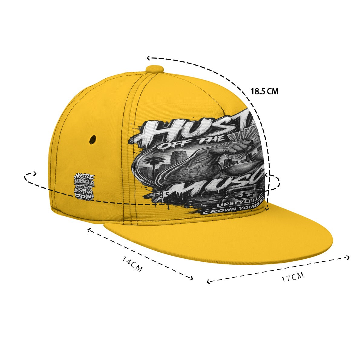Golden Grind — Hustle Off the Muscle Hat With Box