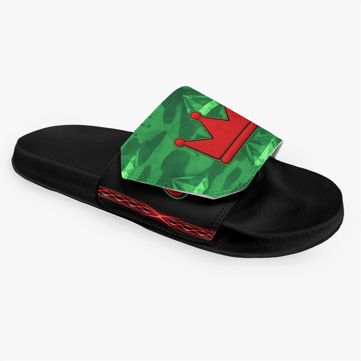 C.Y. Emerald Reign Men's Velcro Slippers
