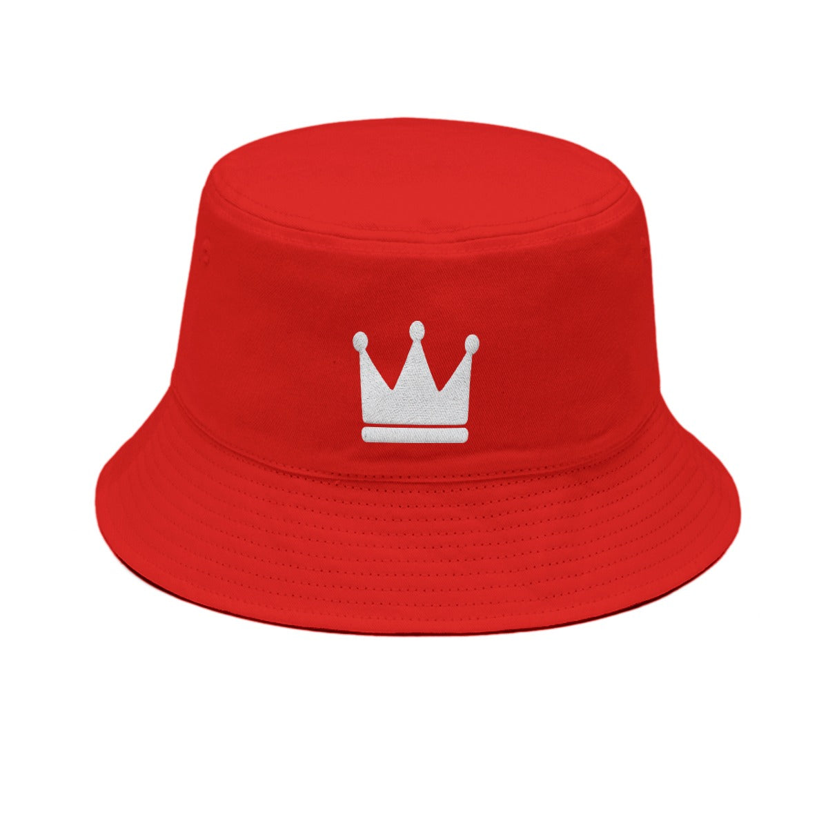 Crown Red Bucket Hat