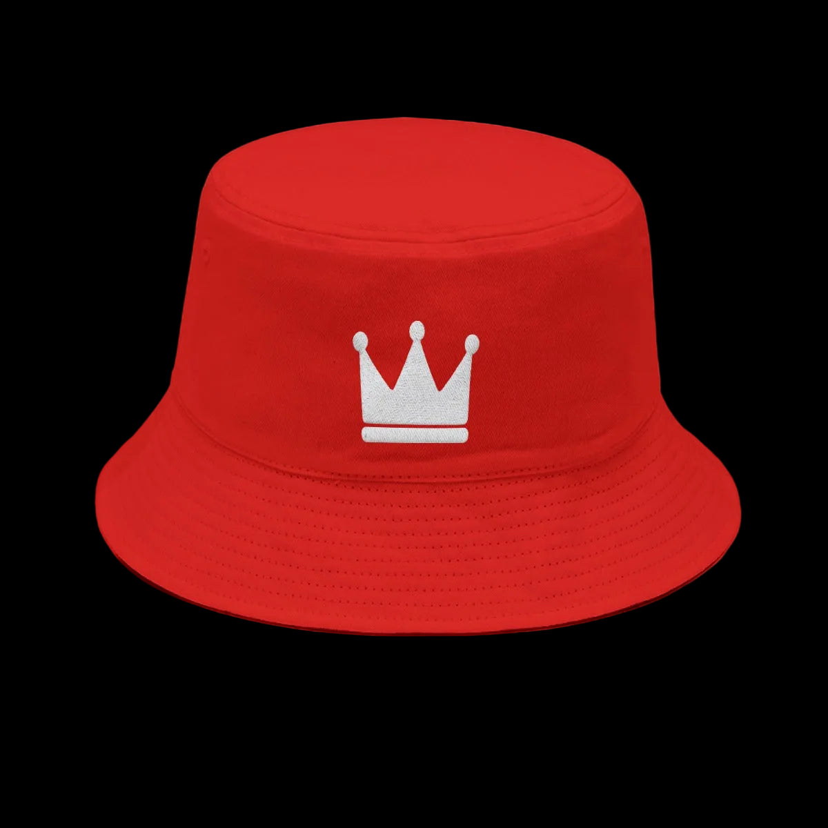 Crown Yourself Red Bucket Hat