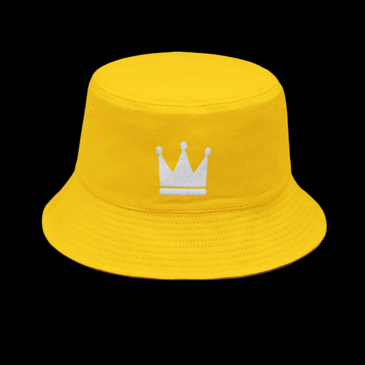Crown Yourself yellow Bucket Hat