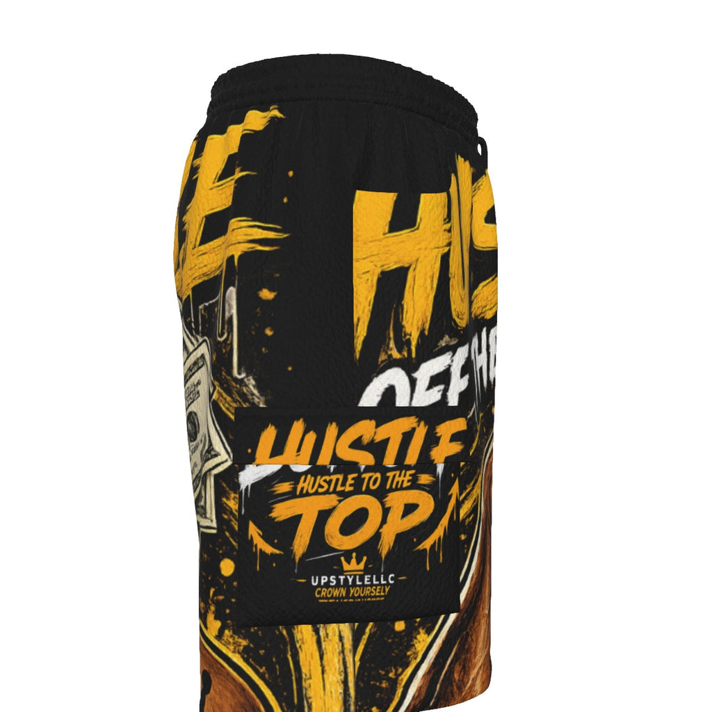 Black Grind — Hustle Off the Muscle Men's Cargo Shorts